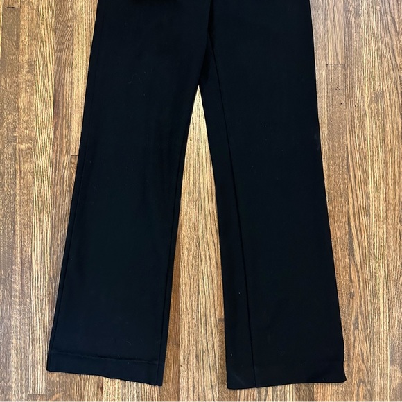 BEBE Vintage Bib Button Front Trouser Pants Size 4 Black 90’s Y2K Grunge - Picture 3 of 15